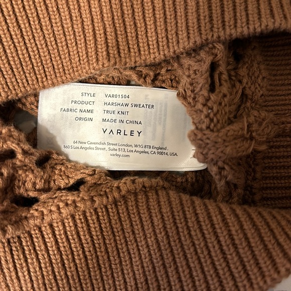 NWOT Varley Harshaw sweater - Picture 6 of 6